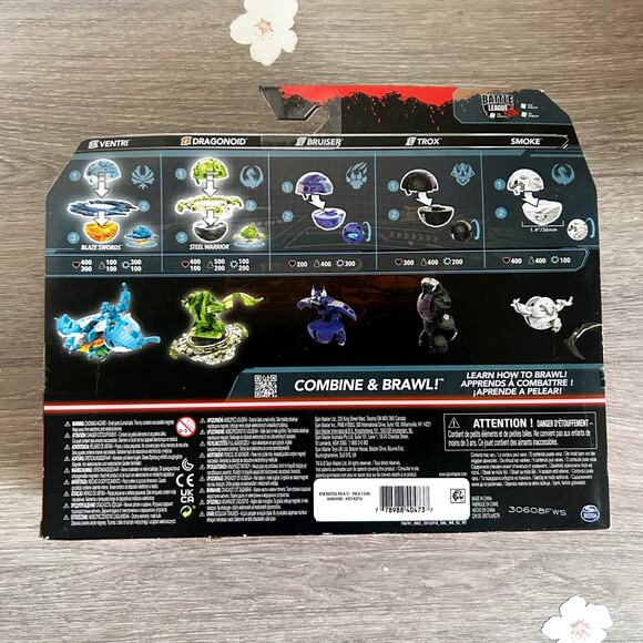 Bakugan Gen 3 White and Blue Base Starter Pack Special Set Spin Master - NIB - Picture 5 of 5